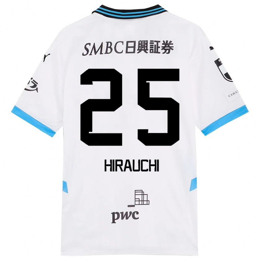 Danxen Herren Issei Hirauchi #25 Weiß Himmelblau Auswärtstrikot Trikot 2025/26 T-Shirt Österreich