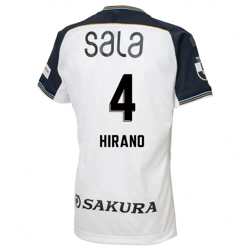 Danxen Herren Rion Hirano #4 Weiß Schwarz Auswärtstrikot Trikot 2025/26 T-Shirt Österreich