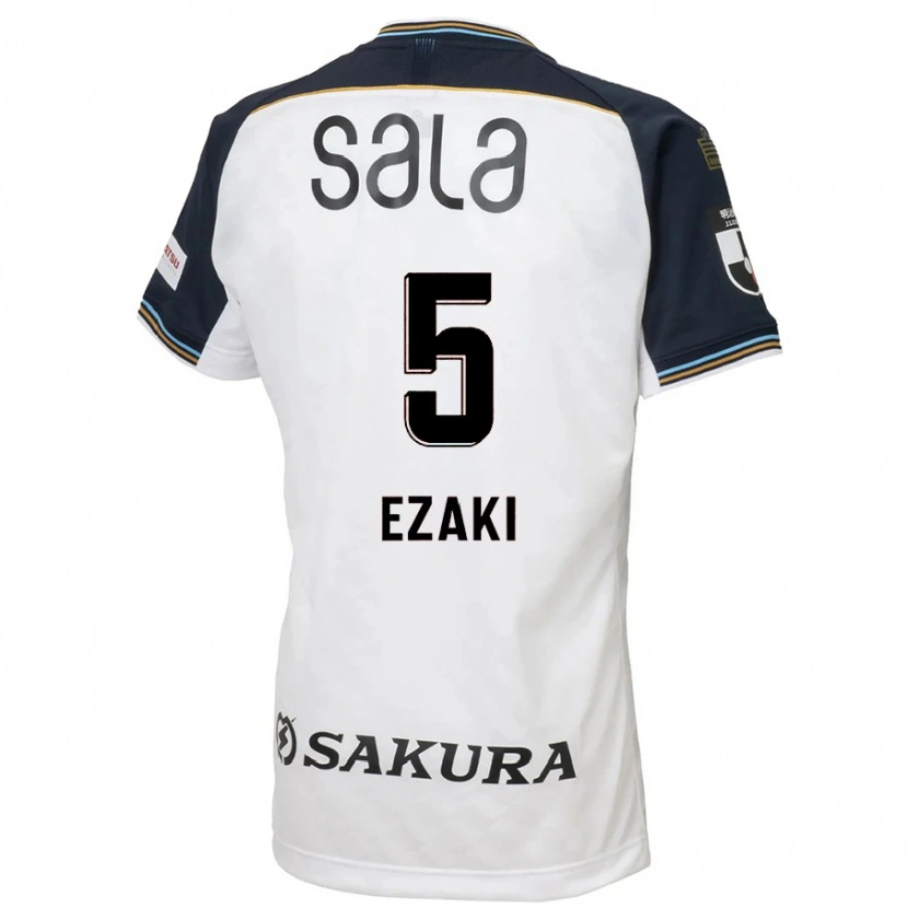 Danxen Herren Takuro Ezaki #5 Weiß Schwarz Auswärtstrikot Trikot 2025/26 T-Shirt Österreich