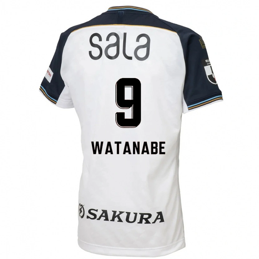 Danxen Herren Ryo Watanabe #9 Weiß Schwarz Auswärtstrikot Trikot 2025/26 T-Shirt Österreich