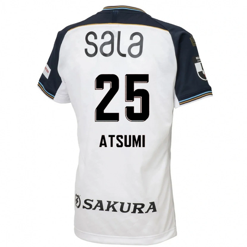 Danxen Herren Keita Atsumi #25 Weiß Schwarz Auswärtstrikot Trikot 2025/26 T-Shirt Österreich