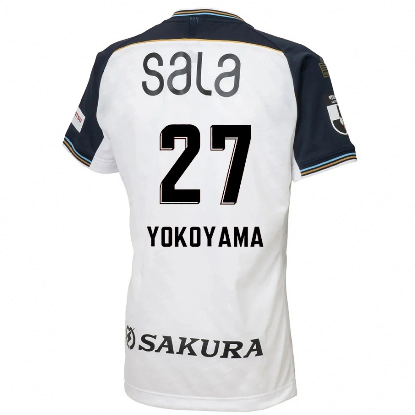Danxen Herren Kota Yokoyama #27 Weiß Schwarz Auswärtstrikot Trikot 2025/26 T-Shirt Österreich