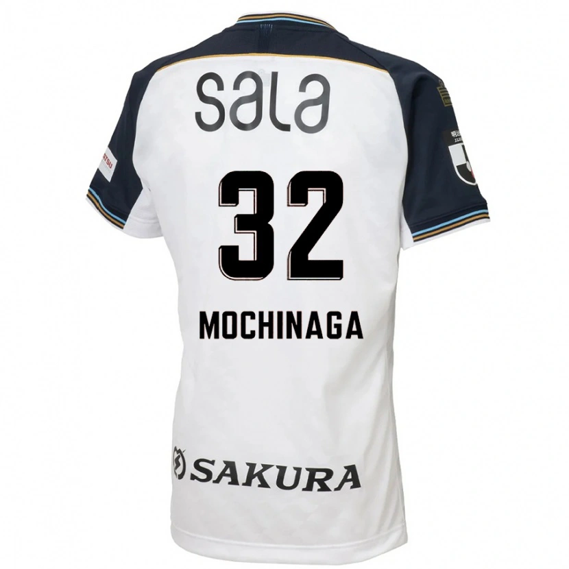Danxen Herren Aiga Mochinaga #32 Weiß Schwarz Auswärtstrikot Trikot 2025/26 T-Shirt Österreich