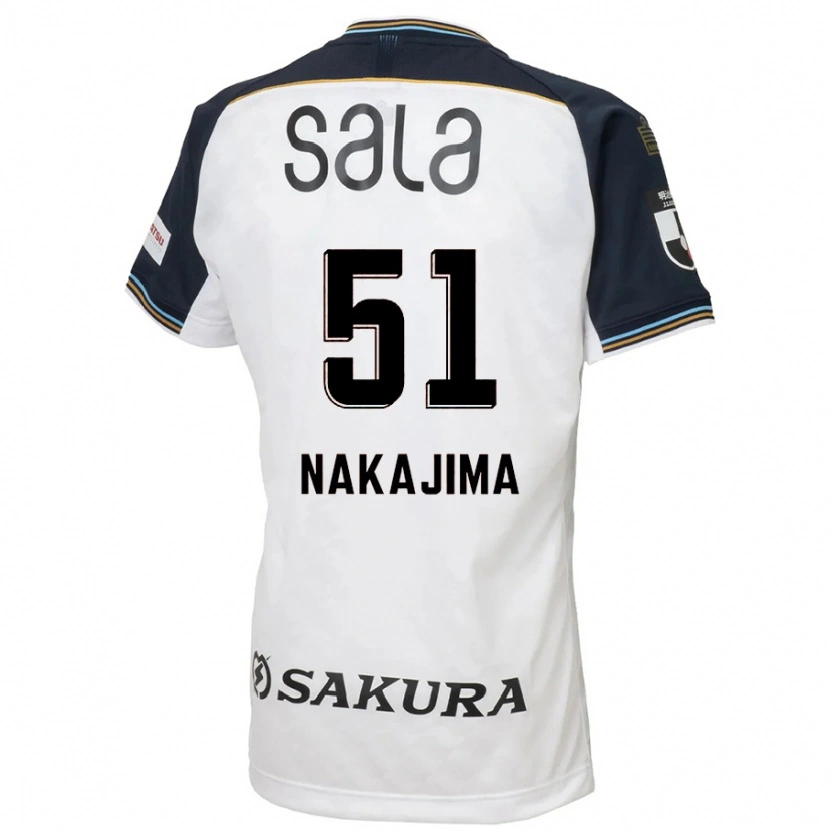 Danxen Herren Keitaro Nakajima #51 Weiß Schwarz Auswärtstrikot Trikot 2025/26 T-Shirt Österreich