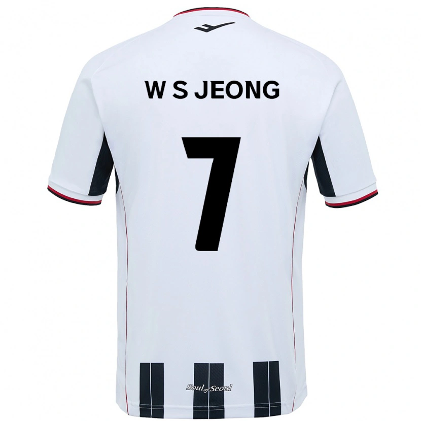Danxen Herren Seung-Won Jeong #7 Weiß Schwarz Auswärtstrikot Trikot 2025/26 T-Shirt Österreich