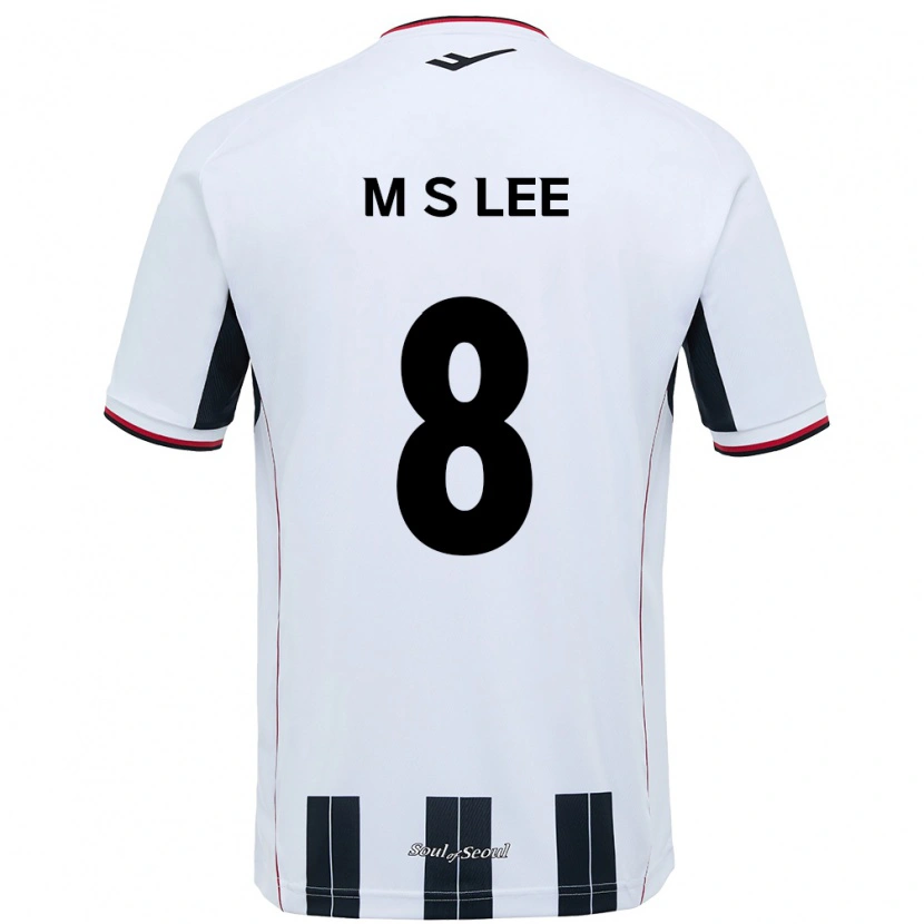 Danxen Herren Seung-Mo Lee #8 Weiß Schwarz Auswärtstrikot Trikot 2025/26 T-Shirt Österreich
