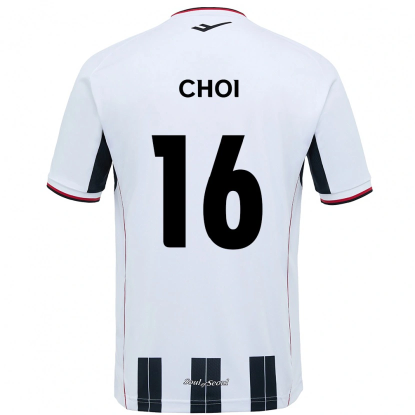 Danxen Herren Jun Choi #16 Weiß Schwarz Auswärtstrikot Trikot 2025/26 T-Shirt Österreich
