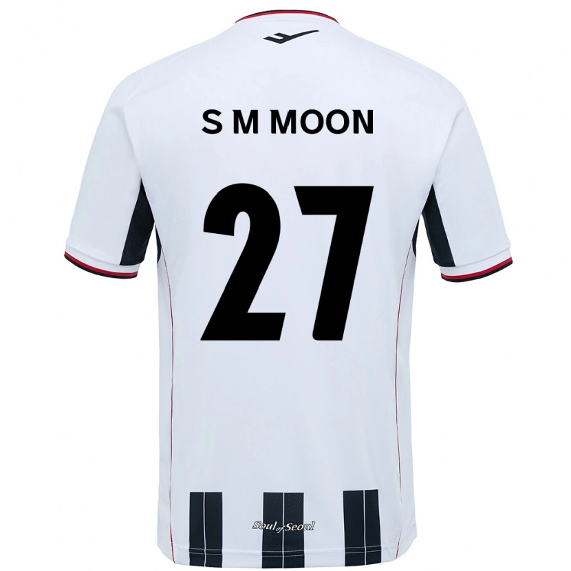Danxen Herren Seon-Min Moon #27 Weiß Schwarz Auswärtstrikot Trikot 2025/26 T-Shirt Österreich