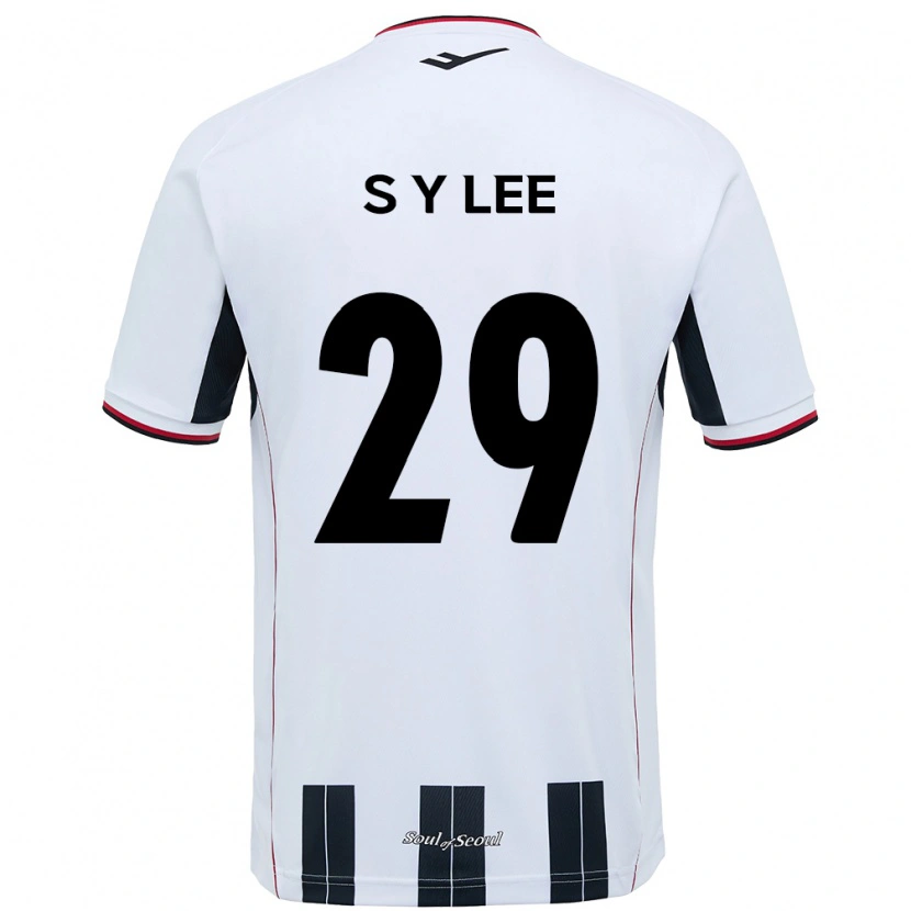 Danxen Herren Seong-Yun Lee #29 Weiß Schwarz Auswärtstrikot Trikot 2025/26 T-Shirt Österreich