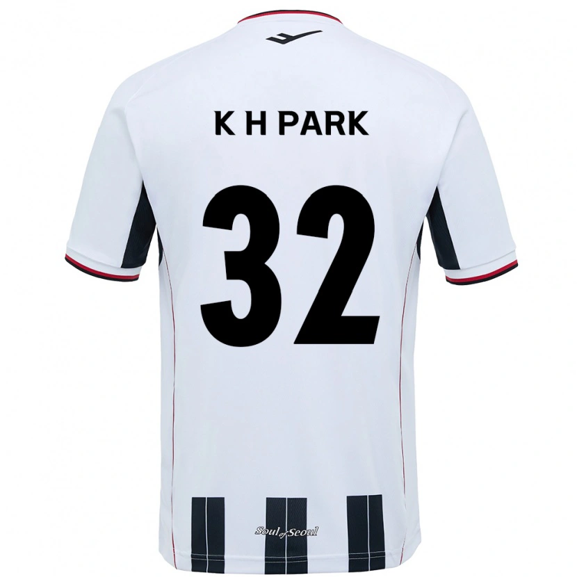 Danxen Herren Han-Kyul Park #32 Weiß Schwarz Auswärtstrikot Trikot 2025/26 T-Shirt Österreich