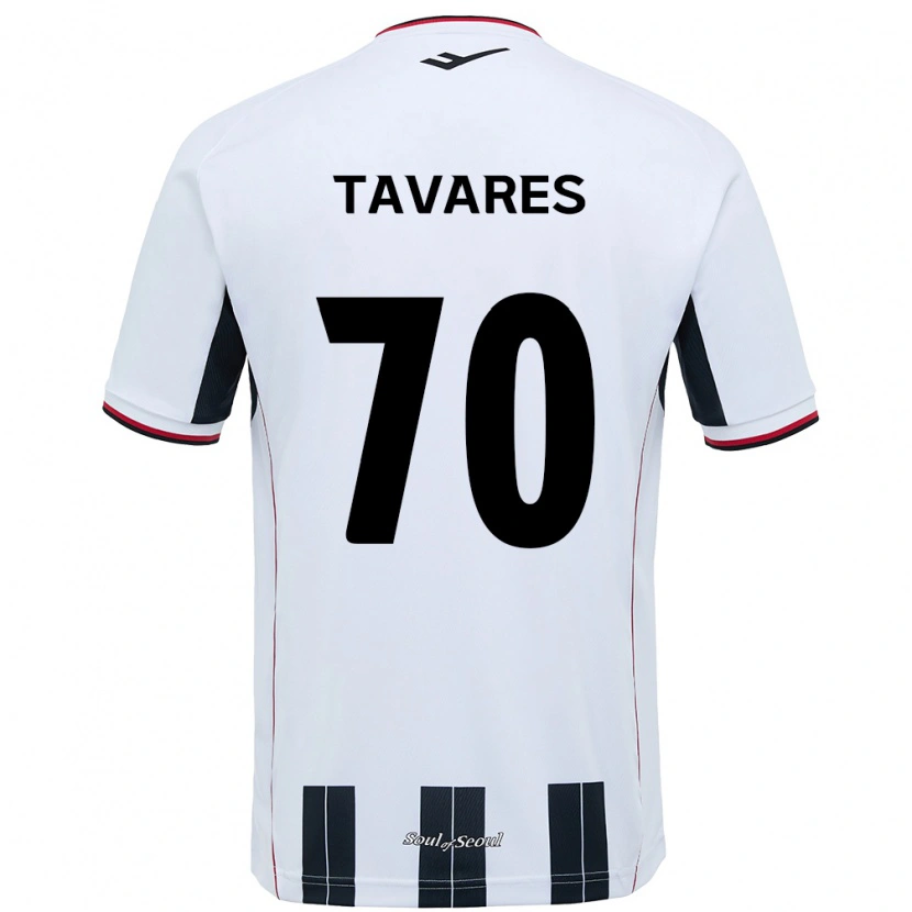 Danxen Herren Ronaldo Tavares #70 Weiß Schwarz Auswärtstrikot Trikot 2025/26 T-Shirt Österreich