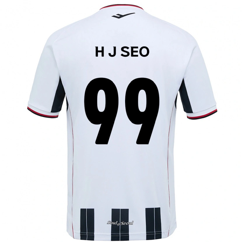 Danxen Herren Ju-Hwan Seo #99 Weiß Schwarz Auswärtstrikot Trikot 2025/26 T-Shirt Österreich