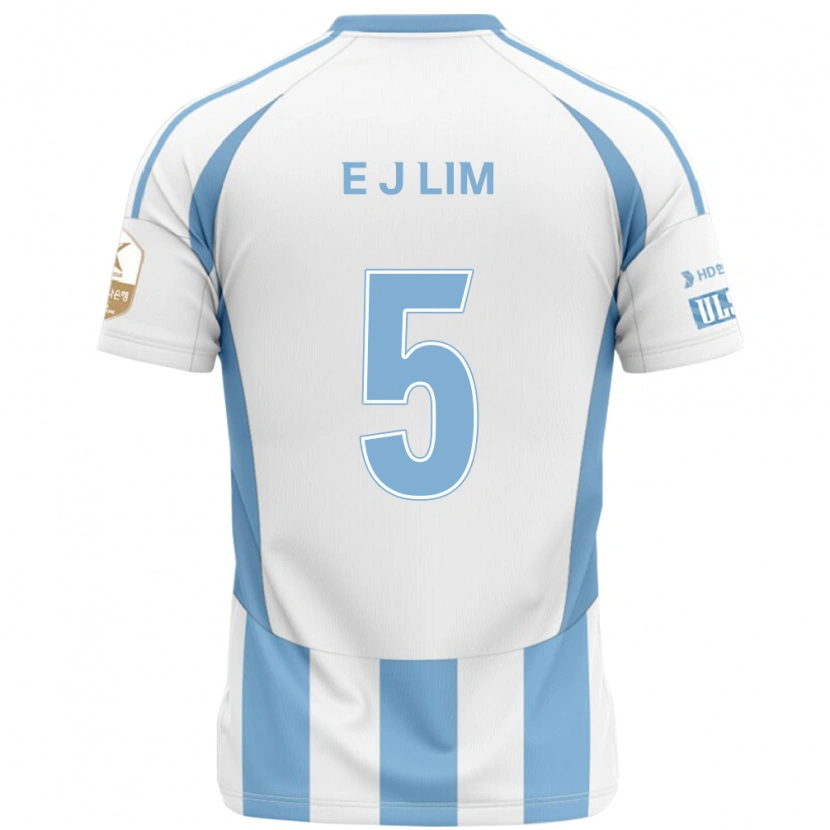 Danxen Herren Jong-Eun Lim #5 Weiß Himmelblau Auswärtstrikot Trikot 2025/26 T-Shirt Österreich