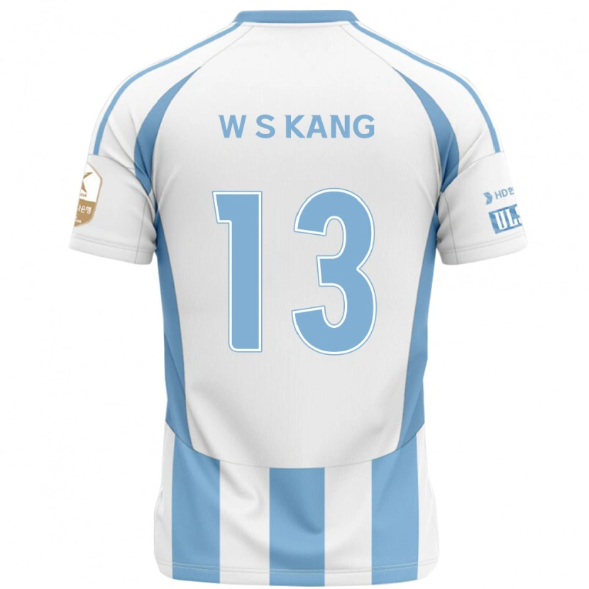 Danxen Herren Sang-Woo Kang #13 Weiß Himmelblau Auswärtstrikot Trikot 2025/26 T-Shirt Österreich