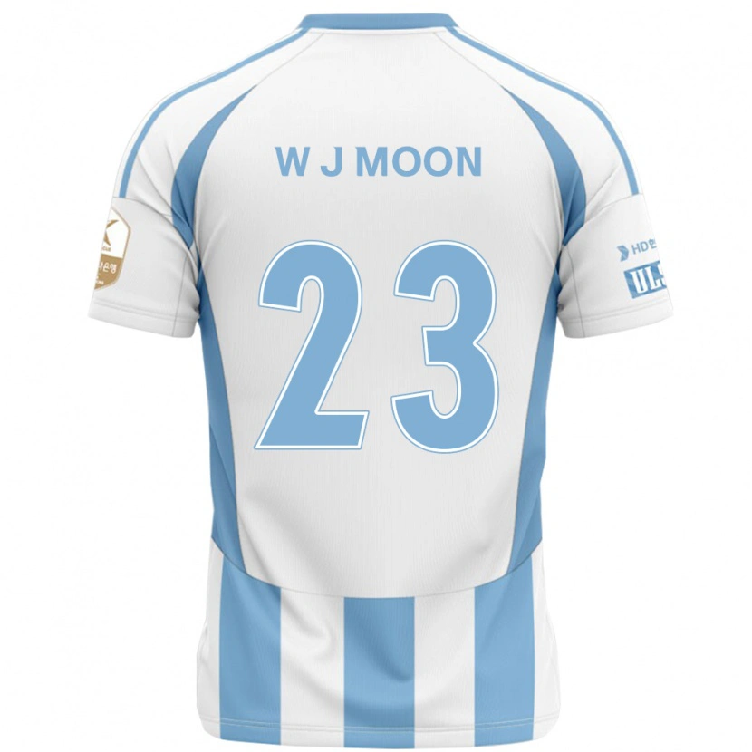Danxen Herren Ji-Won Moon #23 Weiß Himmelblau Auswärtstrikot Trikot 2025/26 T-Shirt Österreich