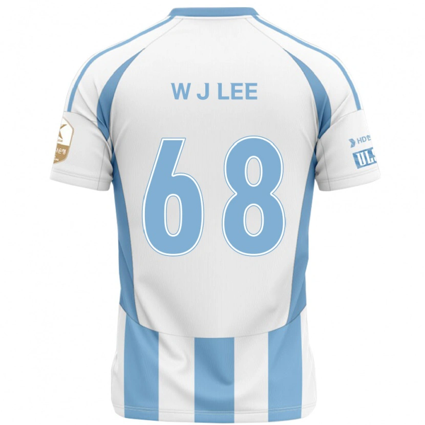 Danxen Herren Jae-Wook Lee #68 Weiß Himmelblau Auswärtstrikot Trikot 2025/26 T-Shirt Österreich