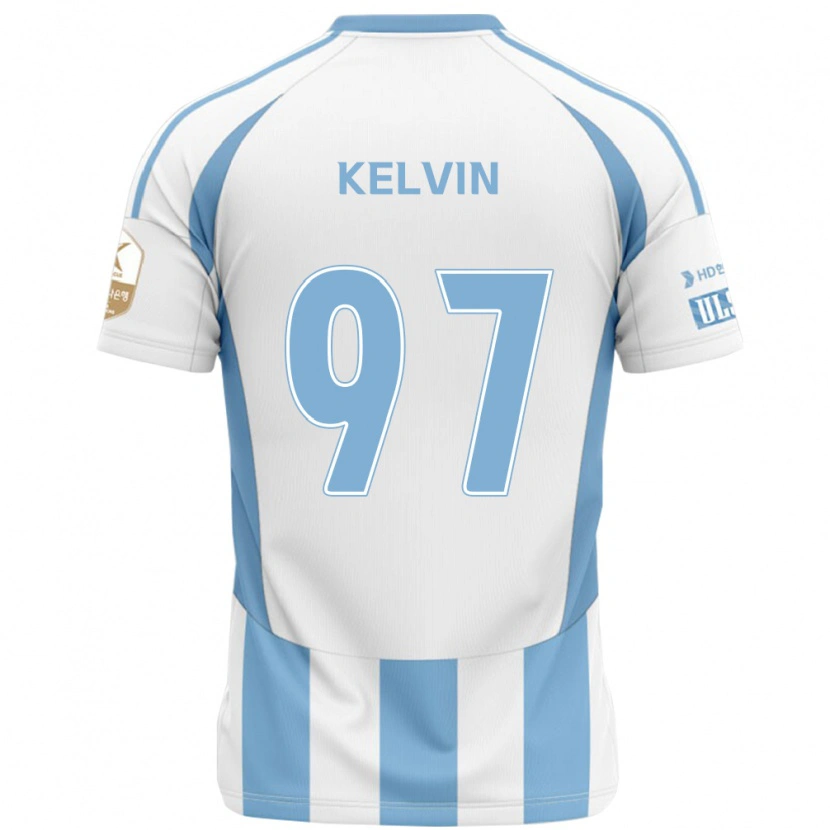 Danxen Herren Kelvin #97 Weiß Himmelblau Auswärtstrikot Trikot 2025/26 T-Shirt Österreich