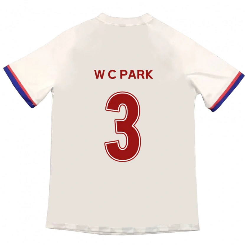 Danxen Herren Cheol-Woo Park #3 Off-White Rot Auswärtstrikot Trikot 2025/26 T-Shirt Österreich