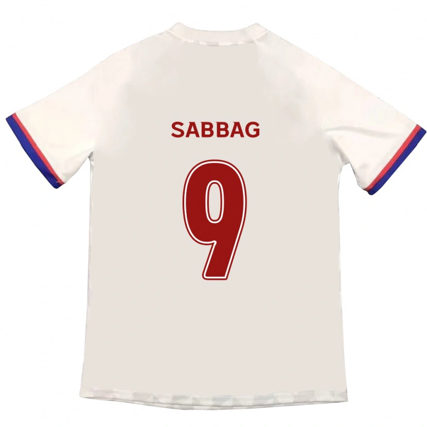 Danxen Herren Pablo Sabbag #9 Off-White Rot Auswärtstrikot Trikot 2025/26 T-Shirt Österreich