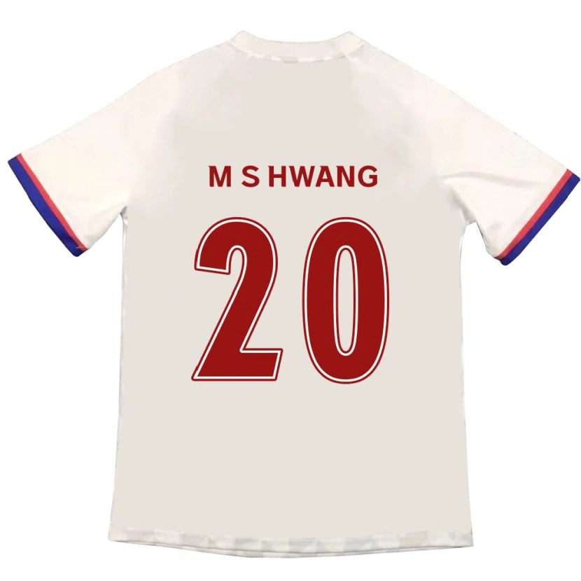 Danxen Herren Soon-Min Hwang #20 Off-White Rot Auswärtstrikot Trikot 2025/26 T-Shirt Österreich