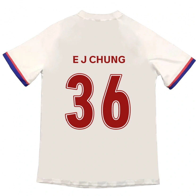 Danxen Herren Joshua Eui-Jin Chung #36 Off-White Rot Auswärtstrikot Trikot 2025/26 T-Shirt Österreich