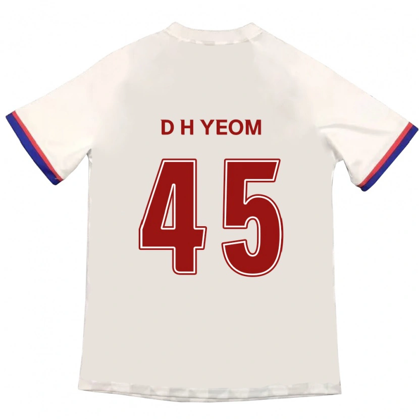 Danxen Herren Do-Hyeon Yeom #45 Off-White Rot Auswärtstrikot Trikot 2025/26 T-Shirt Österreich