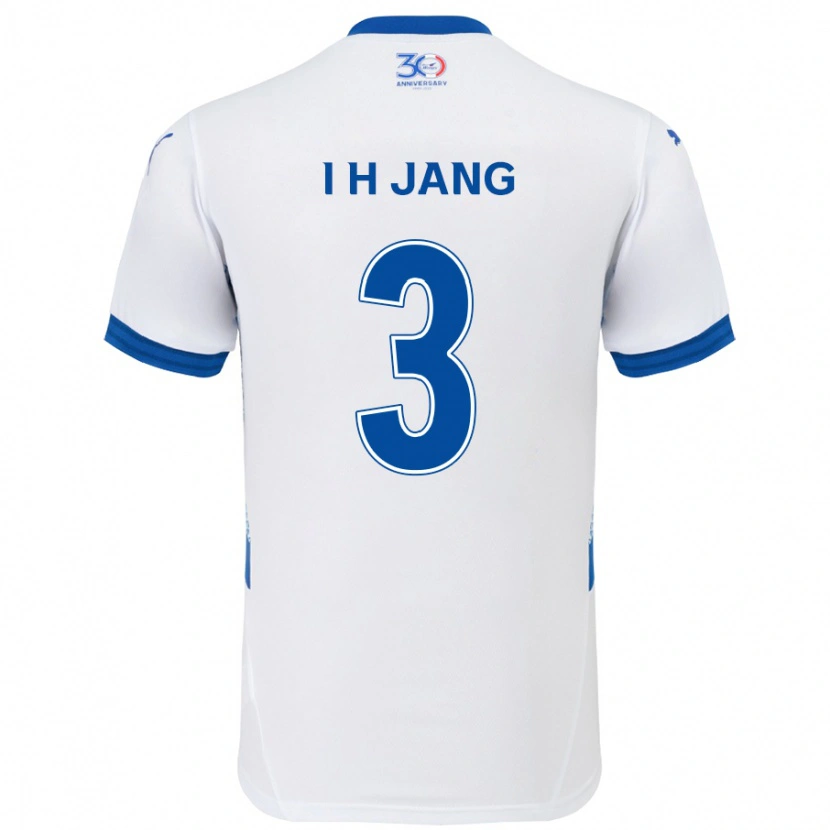 Danxen Herren Ho-Ik Jang #3 Weiß Königsblau Auswärtstrikot Trikot 2025/26 T-Shirt Österreich
