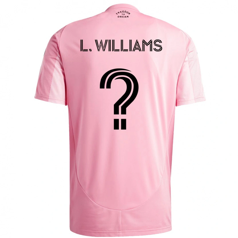 Danxen Damen Levi Williams #0 Rosa Schwarz Heimtrikot Trikot 2025/26 T-Shirt Österreich