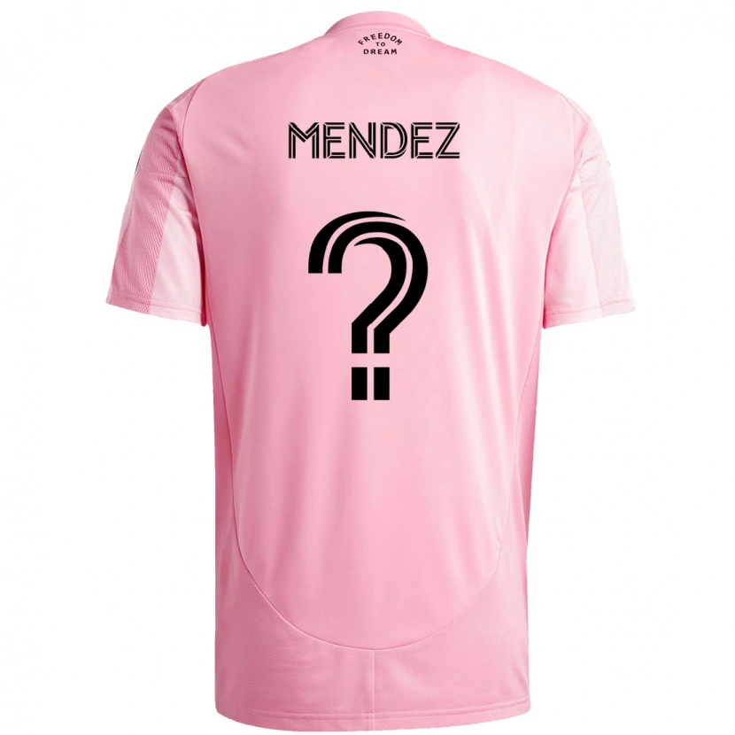 Danxen Damen Alairton Mendez #0 Rosa Schwarz Heimtrikot Trikot 2025/26 T-Shirt Österreich