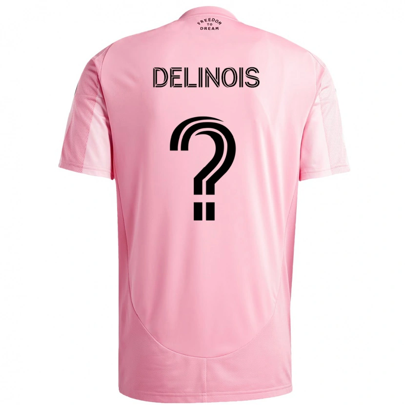 Danxen Damen Lovens Delinois #0 Rosa Schwarz Heimtrikot Trikot 2025/26 T-Shirt Österreich