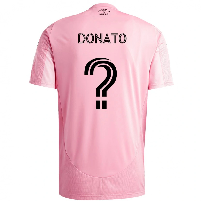Danxen Damen Benjamin Donato #0 Rosa Schwarz Heimtrikot Trikot 2025/26 T-Shirt Österreich