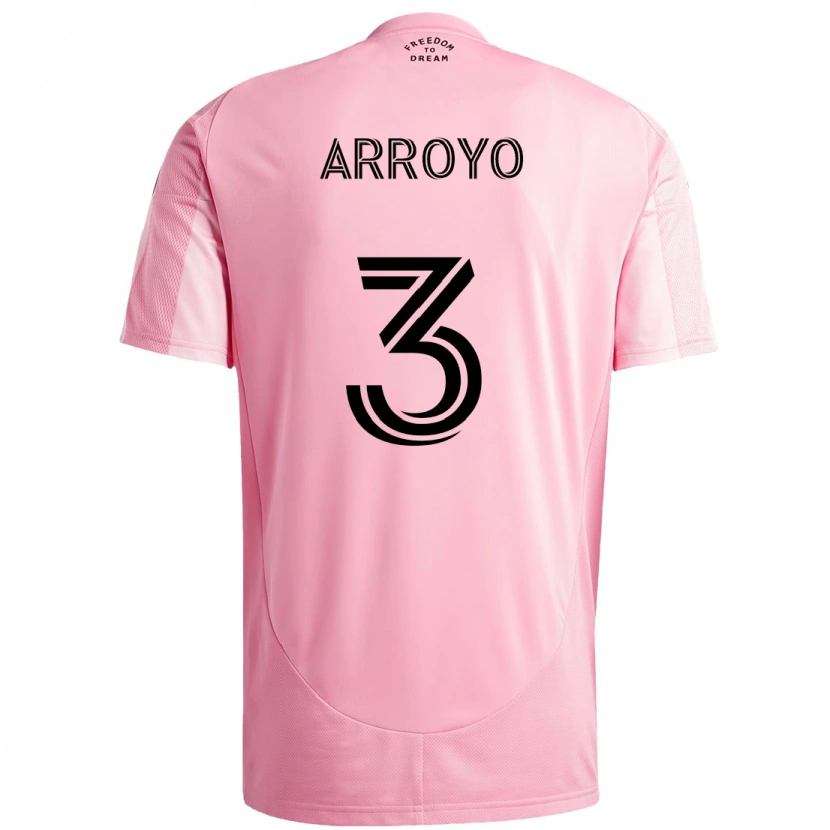 Danxen Damen Dixon Arroyo #3 Rosa Schwarz Heimtrikot Trikot 2025/26 T-Shirt Österreich