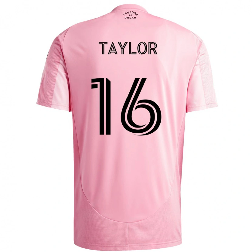 Danxen Damen Robert Taylor #16 Rosa Schwarz Heimtrikot Trikot 2025/26 T-Shirt Österreich