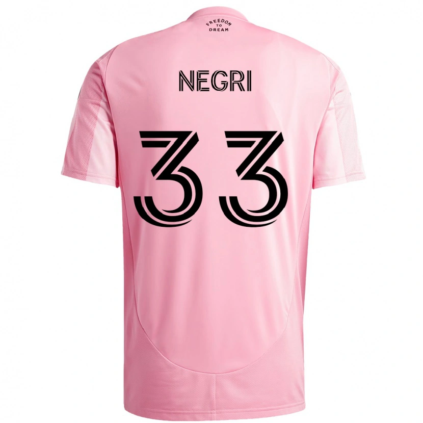 Danxen Damen Franco Negri #33 Rosa Schwarz Heimtrikot Trikot 2025/26 T-Shirt Österreich