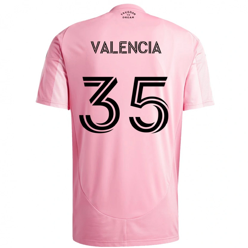 Danxen Damen Felipe Valencia #35 Rosa Schwarz Heimtrikot Trikot 2025/26 T-Shirt Österreich