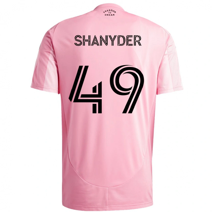 Danxen Damen Shanyder Borgelin #49 Rosa Schwarz Heimtrikot Trikot 2025/26 T-Shirt Österreich