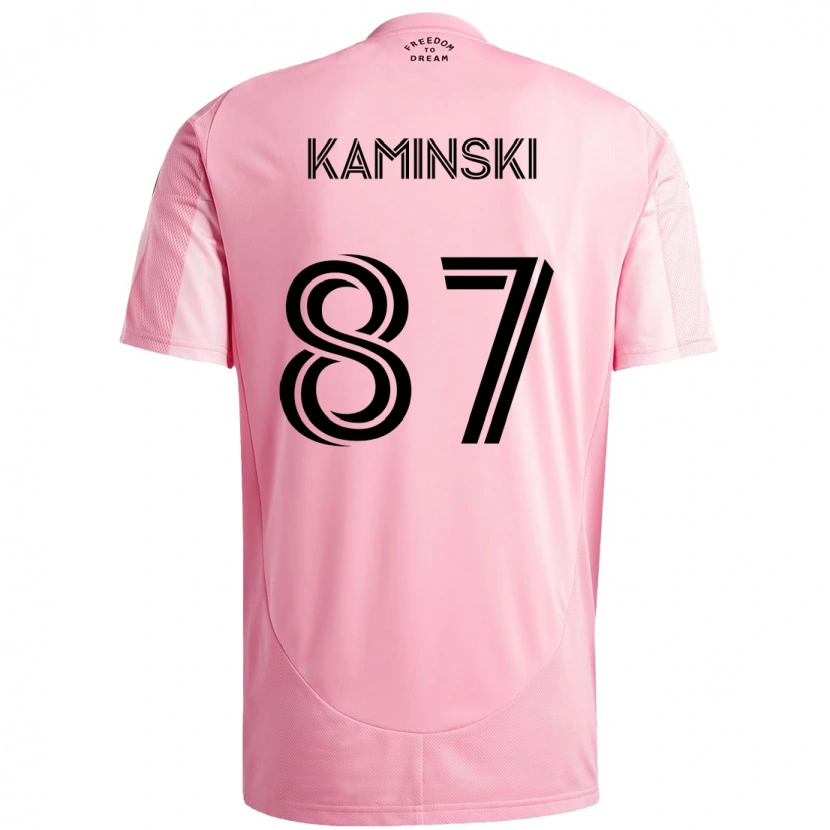 Danxen Damen Brett Kaminski #87 Rosa Schwarz Heimtrikot Trikot 2025/26 T-Shirt Österreich