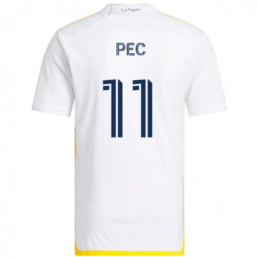 Danxen Damen Gabriel Pec #11 Weiß Gelb Heimtrikot Trikot 2025/26 T-Shirt Österreich