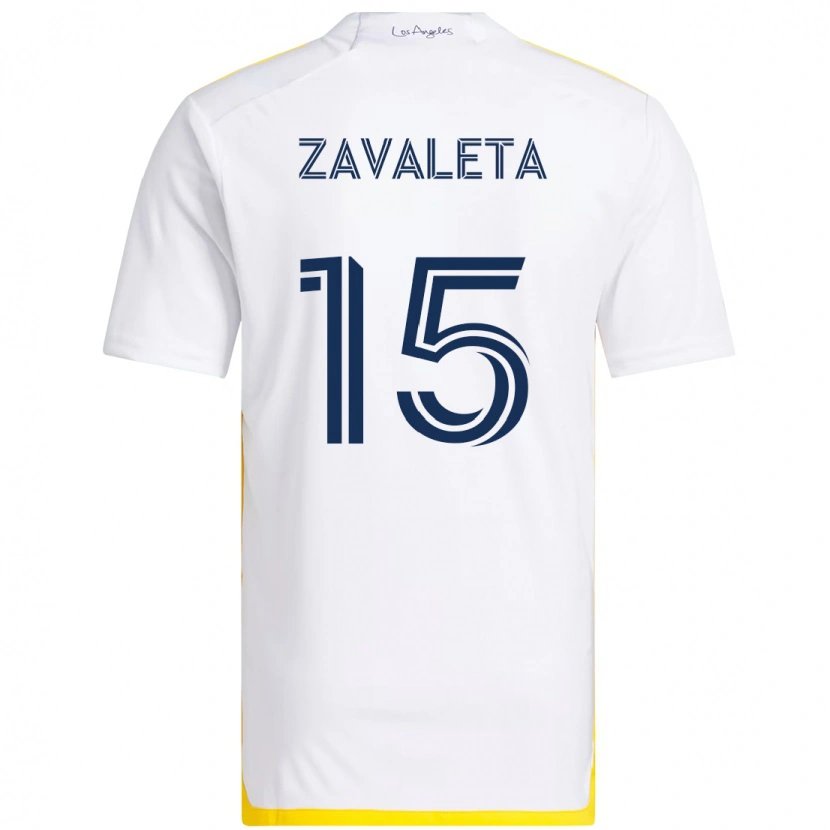 Danxen Damen Eriq Zavaleta #15 Weiß Gelb Heimtrikot Trikot 2025/26 T-Shirt Österreich