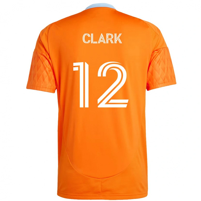 Danxen Damen Steve Clark #12 Orange Weiß Heimtrikot Trikot 2025/26 T-Shirt Österreich