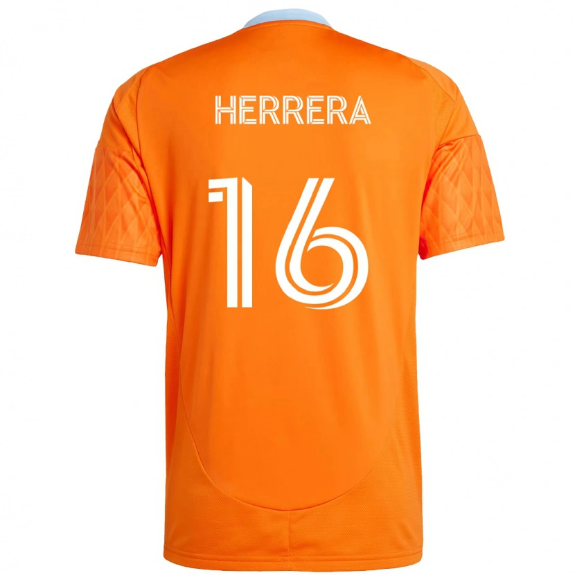 Danxen Damen Hector Herrera #16 Orange Weiß Heimtrikot Trikot 2025/26 T-Shirt Österreich