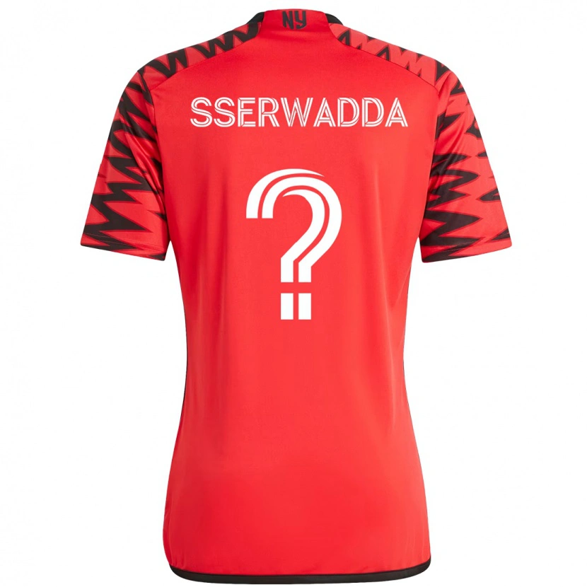 Danxen Damen Steven Sserwadda #0 Rot Schwarz Heimtrikot Trikot 2025/26 T-Shirt Österreich