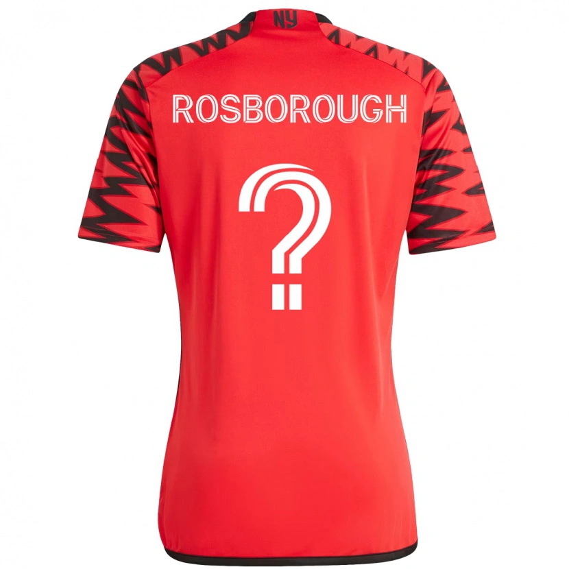 Danxen Damen Tanner Rosborough #0 Rot Schwarz Heimtrikot Trikot 2025/26 T-Shirt Österreich