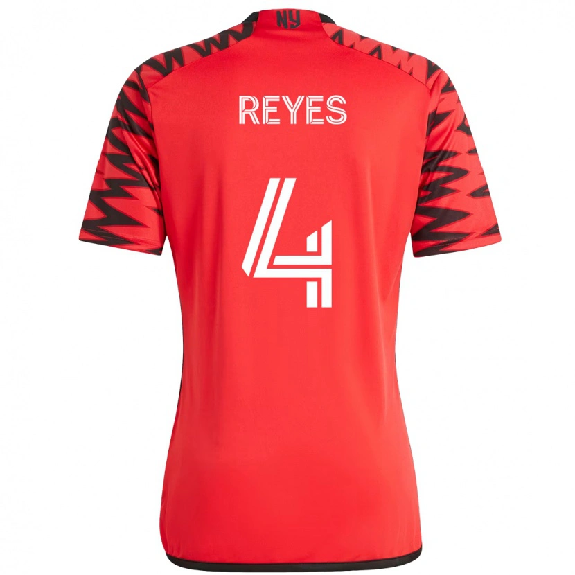 Danxen Damen Andrés Reyes #4 Rot Schwarz Heimtrikot Trikot 2025/26 T-Shirt Österreich