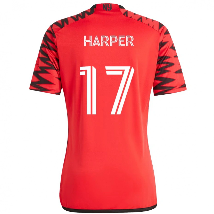 Danxen Damen Cameron Harper #17 Rot Schwarz Heimtrikot Trikot 2025/26 T-Shirt Österreich