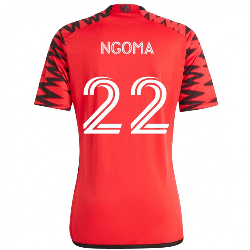 Danxen Damen Serge Ngoma Jr. #22 Rot Schwarz Heimtrikot Trikot 2025/26 T-Shirt Österreich