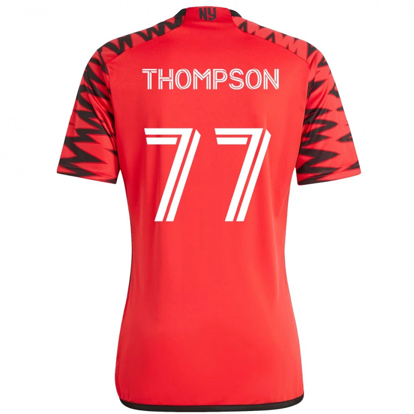 Danxen Damen Amos Shapiro-Thompson #77 Rot Schwarz Heimtrikot Trikot 2025/26 T-Shirt Österreich