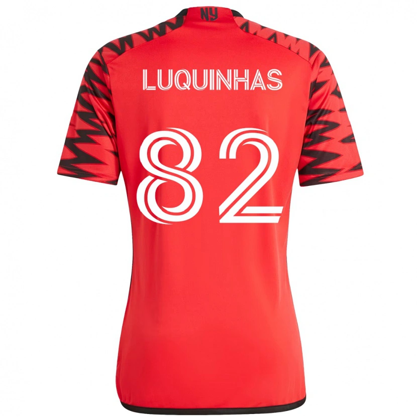 Danxen Damen Luquinhas #82 Rot Schwarz Heimtrikot Trikot 2025/26 T-Shirt Österreich