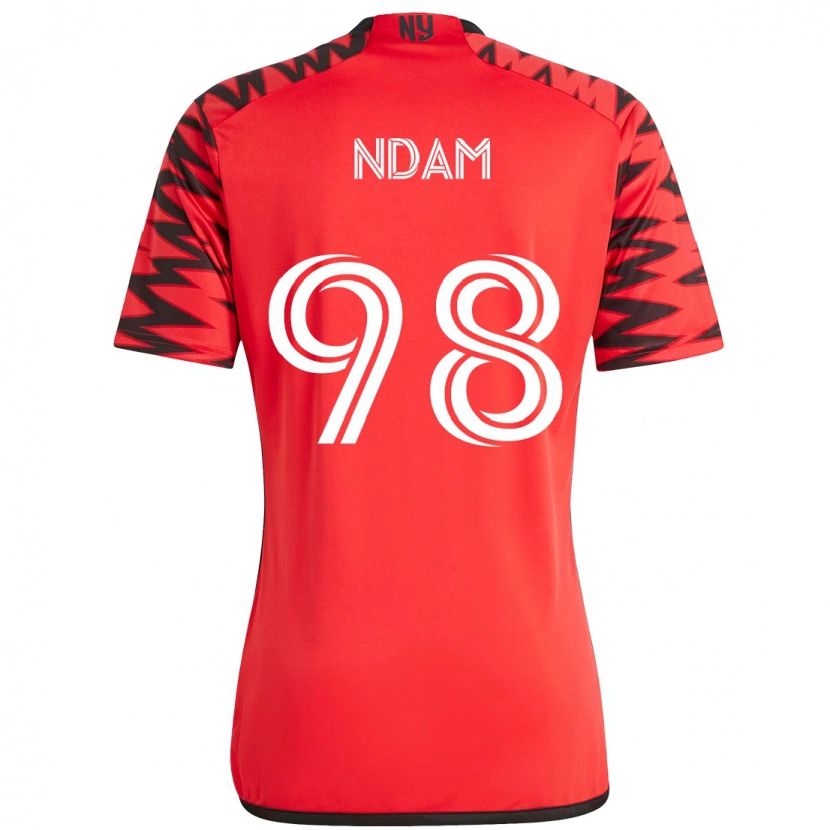 Danxen Damen Hassan Ndam #98 Rot Schwarz Heimtrikot Trikot 2025/26 T-Shirt Österreich