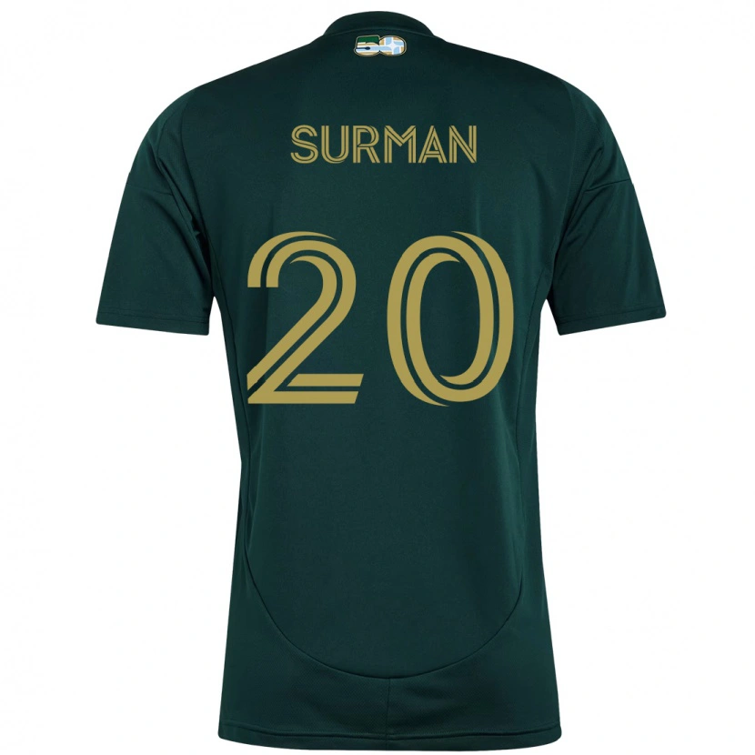 Danxen Damen Finn Surman #20 Schwarz Braun Heimtrikot Trikot 2025/26 T-Shirt Österreich
